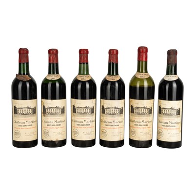 Lot 131 - Chateau Martinet 1961 - 6 bottles
