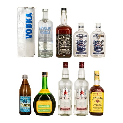 Lot 349 - Mixed Spirits Case - 8 bottles