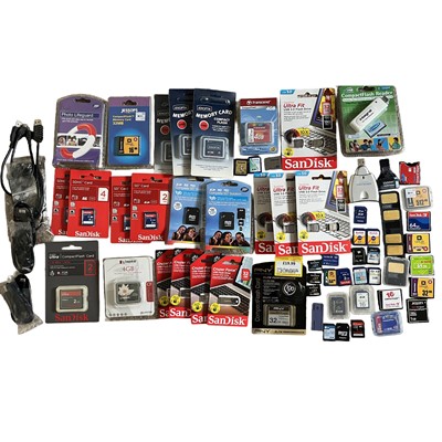 Lot 386 - SD, XD, Compact Flash & Other Digital Camera Memory Cards.