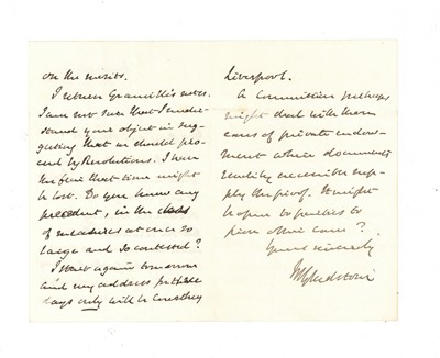Lot 493 - Gladstone (William Ewart)