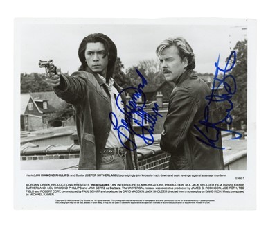 Lot 244 - Renegades.- Kiefer Sutherland and Lou Diamond Phillips