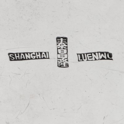 Lot 174 - Canton circa 1920, marked Tai Chang Long, retailed by Luen Wo of Shanghai