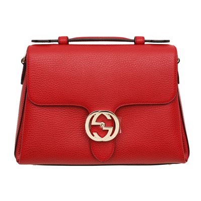 Lot 9 - Gucci Red Dollar Shoulder Bag