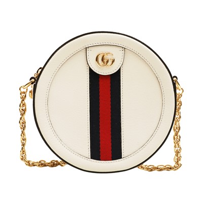 Lot 192 - Gucci White Mini Ophidia Crossbody Bag