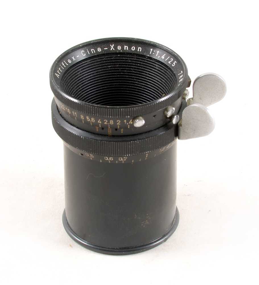 ドイツ製SchneiderKreuznach25mm F1.4 Arriflex Lot 214 - Schneider 25mm f1.4 Xenon Lens in a Arriflex