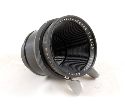 Lot 214 - Schneider 25mm f1.4 Xenon Lens in a Arriflex