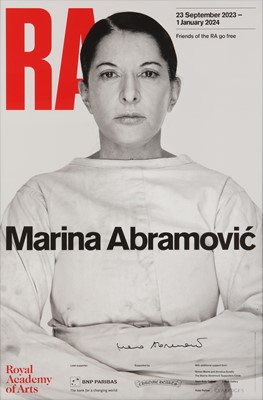 Lot 429 - Marina Abramović (Serbian, b.1946)