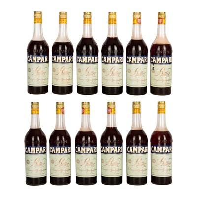 Lot 340 - Campari Bitters Circa 1970 - 12 bottles