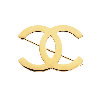 Lot 336 - Chanel Small Timeless CC Brooch