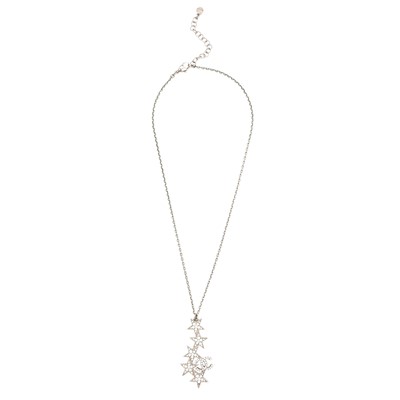Lot 236 - Chanel Star CC Crystal Pendant Necklace
