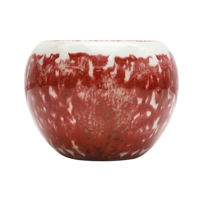 Lot 598 - A Chinese copper-red-decorated water pot, Republic period