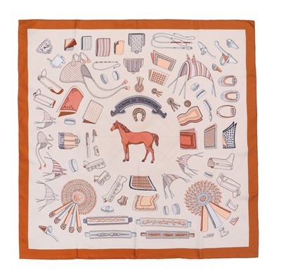 Lot 422 - Hemres 'Albums de Colportage' Silk Scarf 90