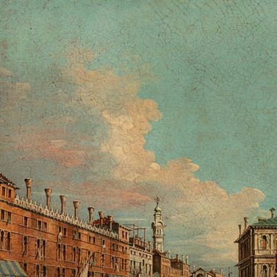 Lot 11 - Manner of Bernardo Bellotto (Italian, 1721-1780)