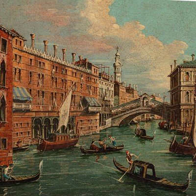 Lot 11 - Manner of Bernardo Bellotto (Italian, 1721-1780)