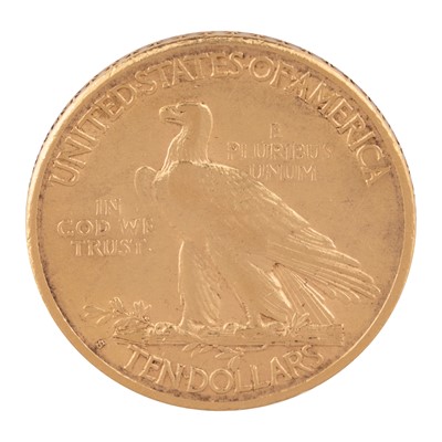 Lot 196 - United States of America gold ten dollar coin