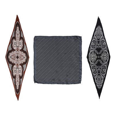 Lot 420 - Gucci Two Silk Bandanas and Pocket Square