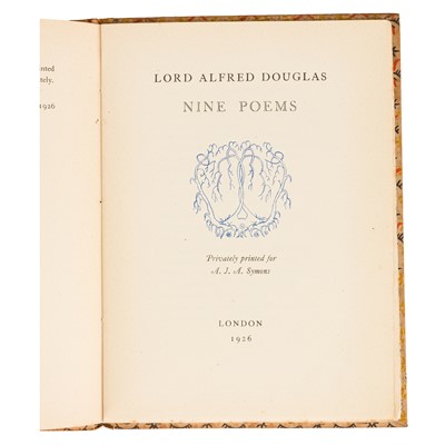 Lot 169 - Douglas: Nine Poems, Ltd ed. 1926