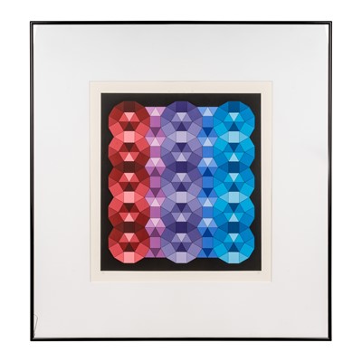 Lot 81 - Victor Vasarely (Hungarian/French, 1906-1997)