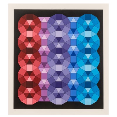Lot 81 - Victor Vasarely (Hungarian/French, 1906-1997)