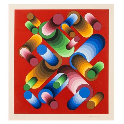 Lot 80 - Victor Vasarely (Hungarian/French, 1906-1997)