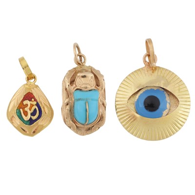 Lot 9 - Three pendants