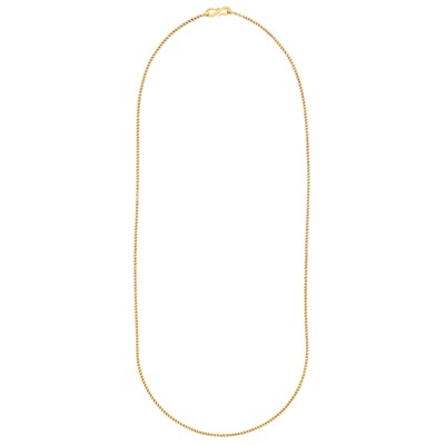 Lot 208 - A ropetwist chain necklace