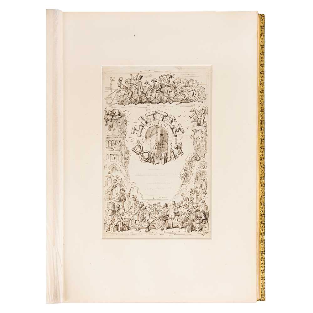 136 - Dickens: "Phiz" Original Drawings to Little Dorrit. 1857