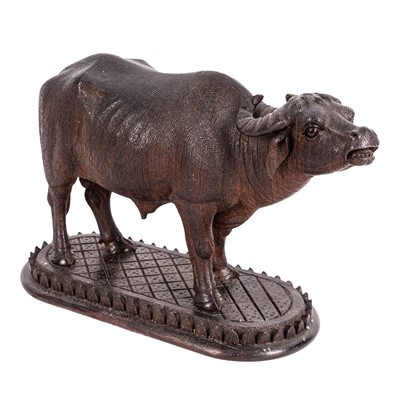 Lot 134 - An Indian Gujarati figure of Nandi, 19th century