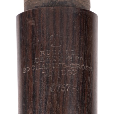 Lot 166 - A 19th Century Rudall, Clarke & Co 8 key flute No 6757