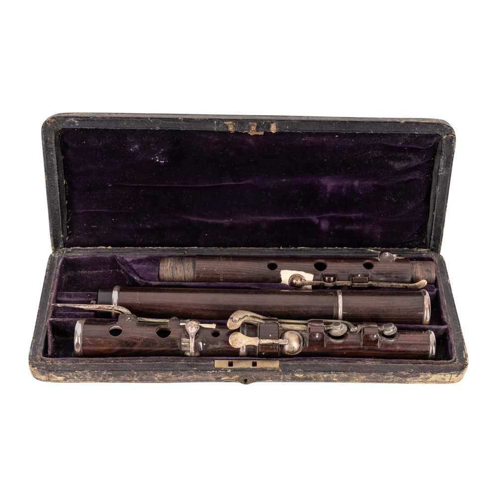 Lot 166 - A 19th Century Rudall, Clarke & Co 8 key flute No 6757