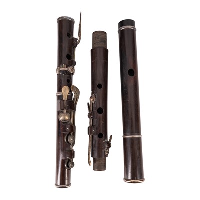 Lot 166 - A 19th Century Rudall, Clarke & Co 8 key flute No 6757