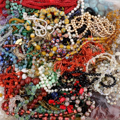 Lot 475 - A collection of beaded costume jewellery