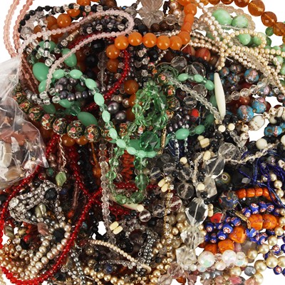 Lot 468 - A collection of beaded costume jewellery