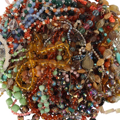 Lot 470 - A collection of beaded costume jewellery