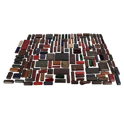 Lot 501 - A collection of antique jewellery boxes