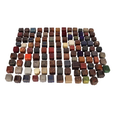 Lot 497 - A collection of antique jewellery boxes