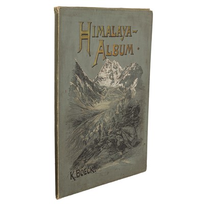 Lot 71 - Boeck. Himalaya Album. Bilder aus den indischen Alpen. [1894]