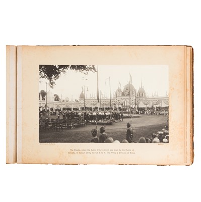 Lot 75 - Johnston & Hoffman. 'Souvenir of the Royal Visit to Calcutta'