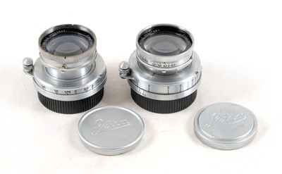 Lot 171 - TWO Leitz 5cm f2 Summar L39 Lenses.