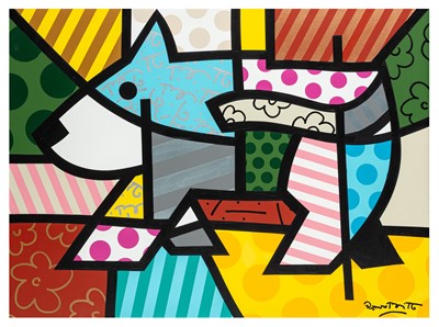 Lot 100 - Romero Britto (Brazilian, b.1963)
