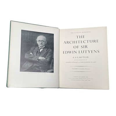Lot 210 - Butler (A.S.G.) The Lutyens Memorial: The Architecture of Sir Edwin Lutyens