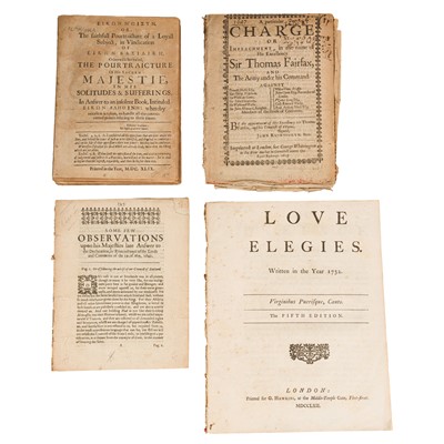 Lot 145 - Pamphlets [c.17th.] Charles 1 etc. (4)