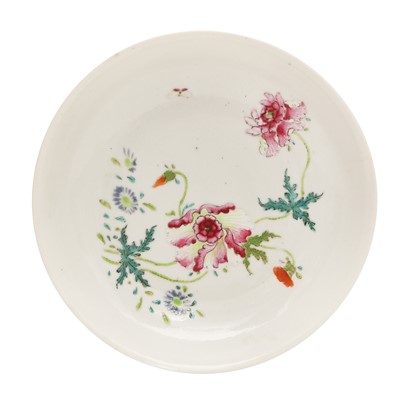 Lot 258 - A Chinese famille-rose 'blossoms' dish, Qing dynasty, Yongzheng / Qianlong period