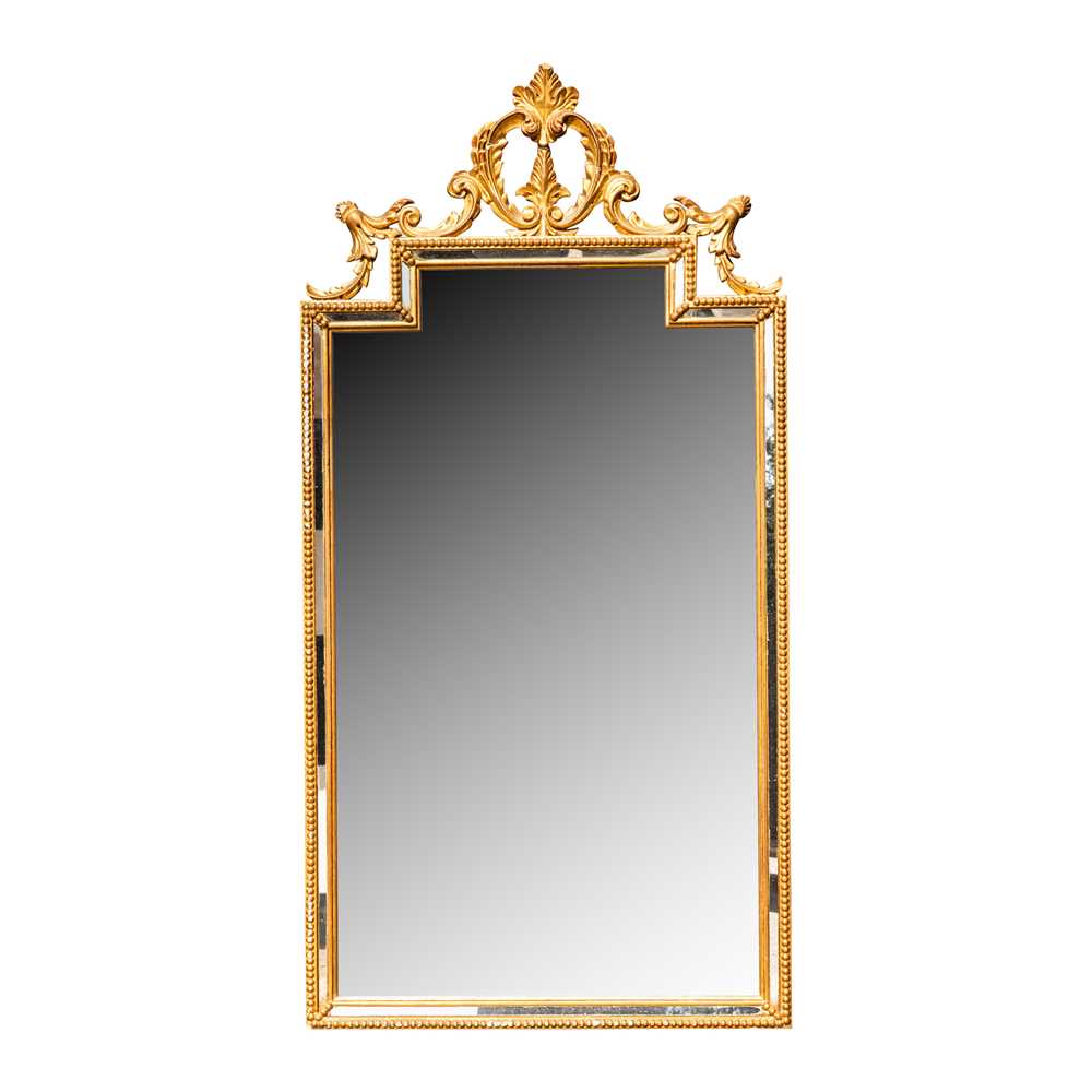Lot 80 - A giltwood wall mirror