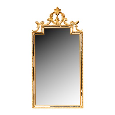 Lot 80 - A giltwood wall mirror