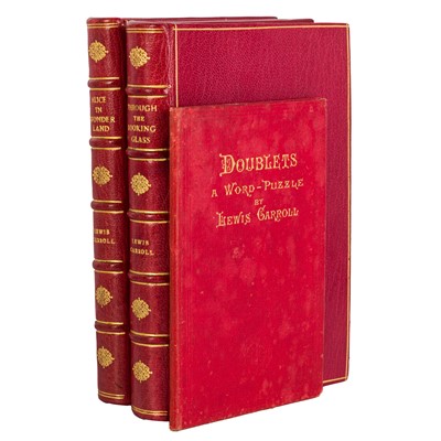 Lot 133 - Carroll. Doublets, 1879 & Alice 2 vol. 1872