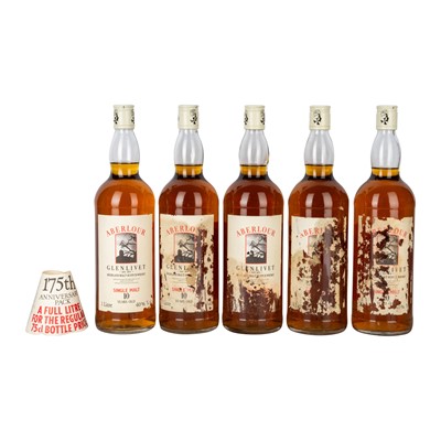 Lot 1 - Aberlour 10 year old 1litre - 5 bottles