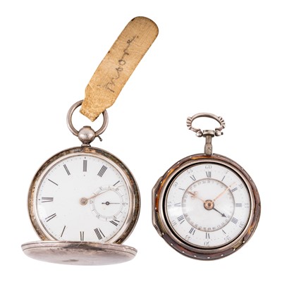 Lot 93 - John Miles - Pair Cased Calendar Pocket Watch