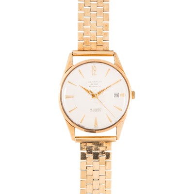 Lot 55 - Centaur ' De Luxe' Bracelet Watch