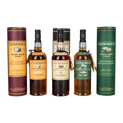 Lot 31 - Glenmorangie Wood Finish Trio - 3 Bottles